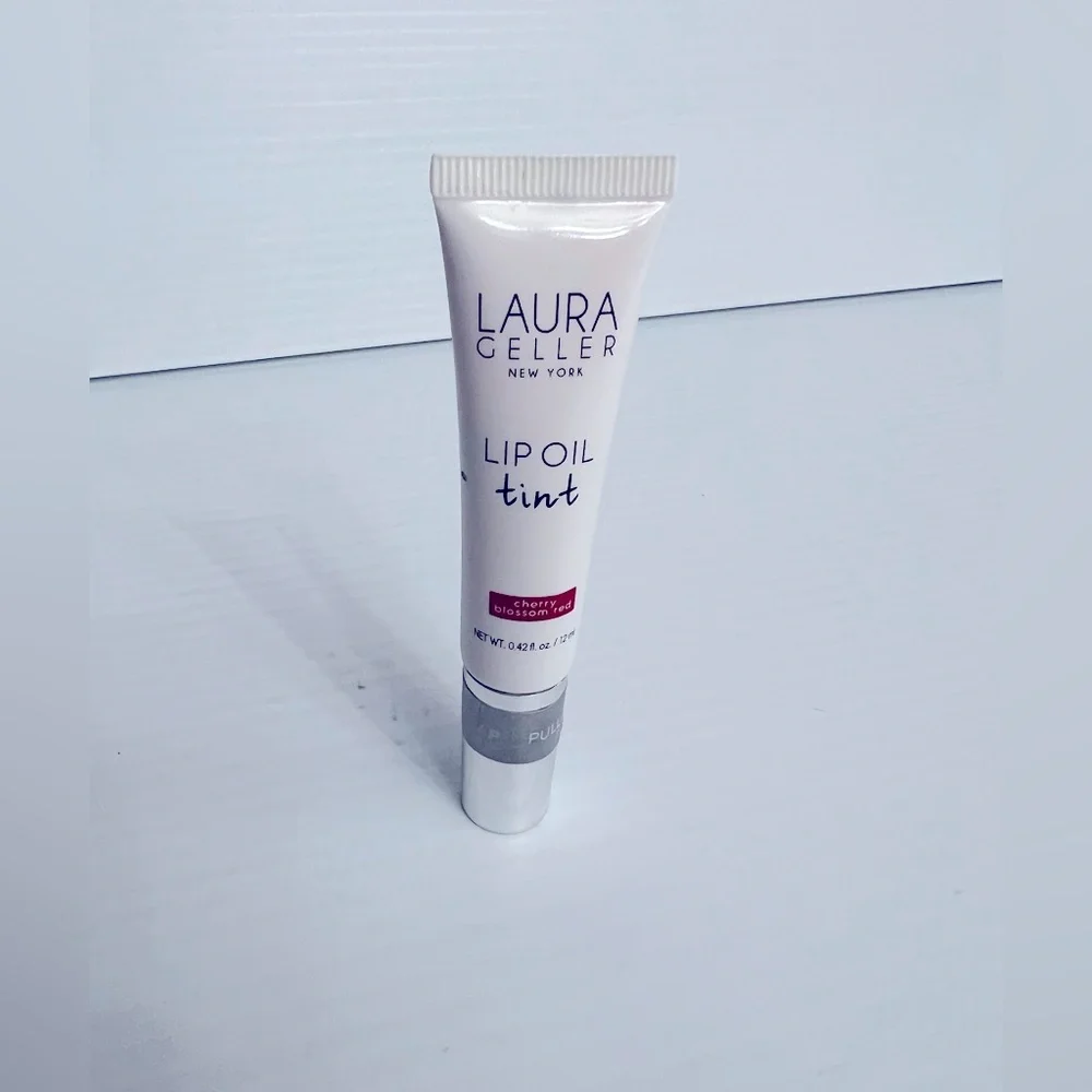LAURA GELLER LIP OIL TINT CHERRY BLOSSOM RED 0.42 oz